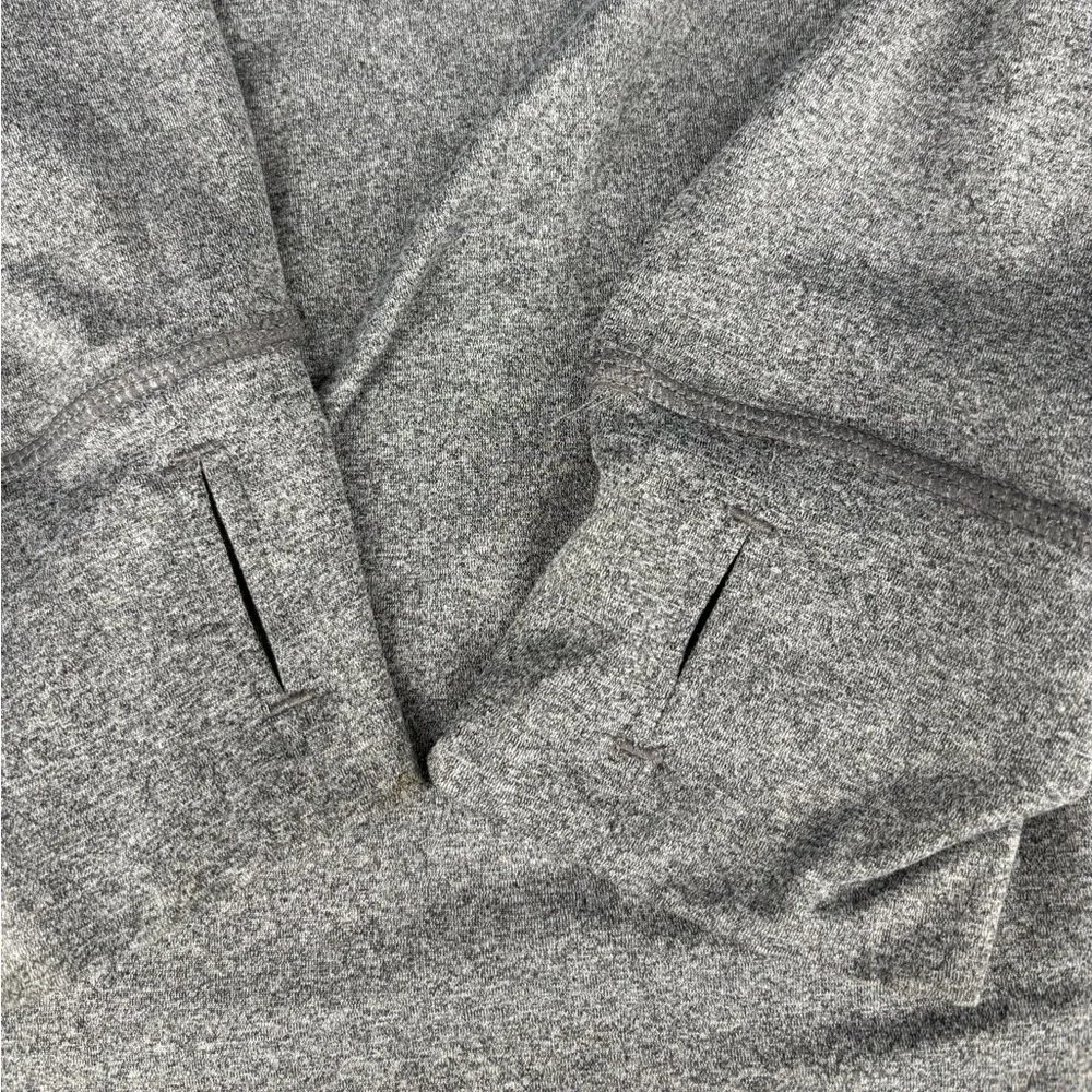 Reebok Men's Heathered Gray Zip-Up Sweater